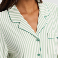 Women's Bamboo Stretch-Knit Long Sleeve Pajama Set