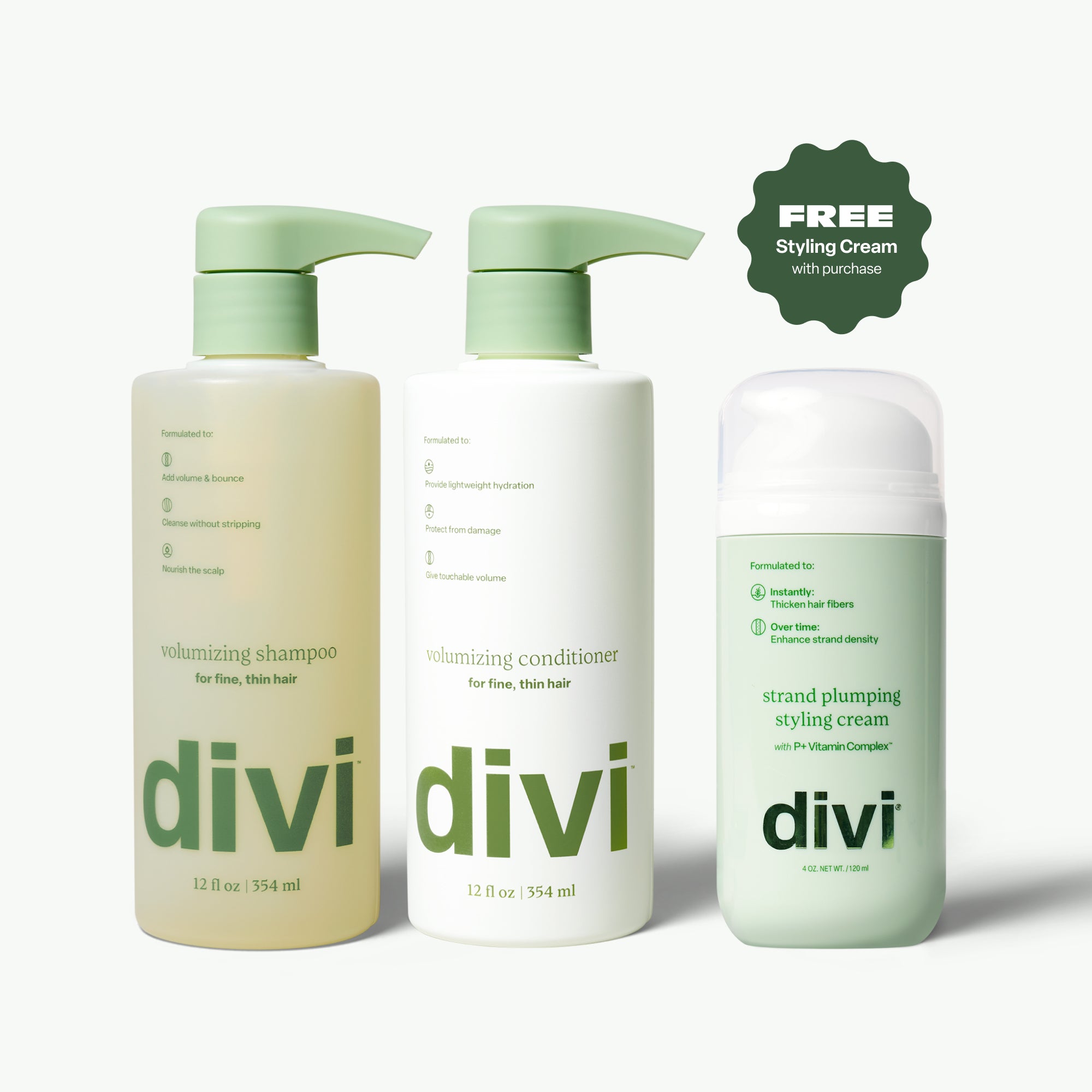 Volumizing Shampoo & Conditioner
