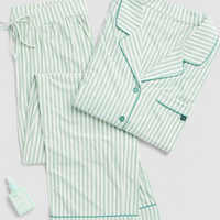 Women's Bamboo Stretch-Knit Long Sleeve Pajama Set