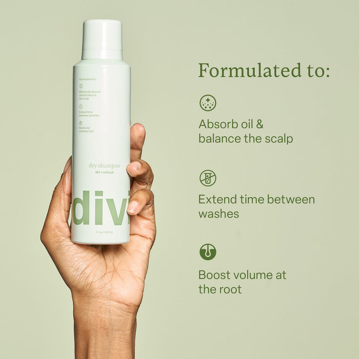 Sapoo Clean Divi's Clean Dry Shampoo | Made For Reviving Hair Between Washes